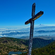 Cross on the western summit (4062 meters sea-level)